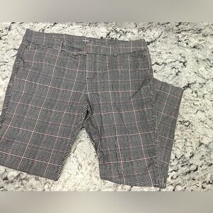 Old navy pink and black pixie work pants